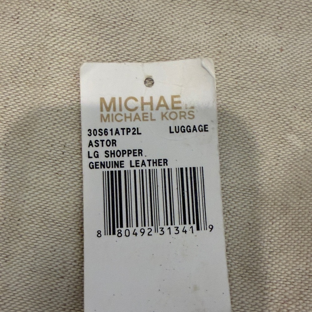 Vintage Michael Kors Leather Studded Astor Large Shopper Tote - Picture 4 of 8